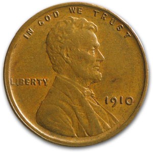 1910 Lincoln Cent AU 1910 Lincoln Cent AU